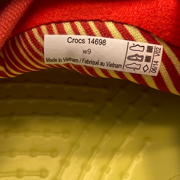 Orange Crocs. Only worn once. - Picture 6 of 6